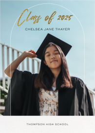 Slender Arch - Graduation Announcement by Paperless Post