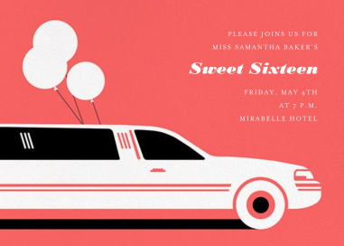 Stretch - Sweet 16 Invitation by Paperless Post