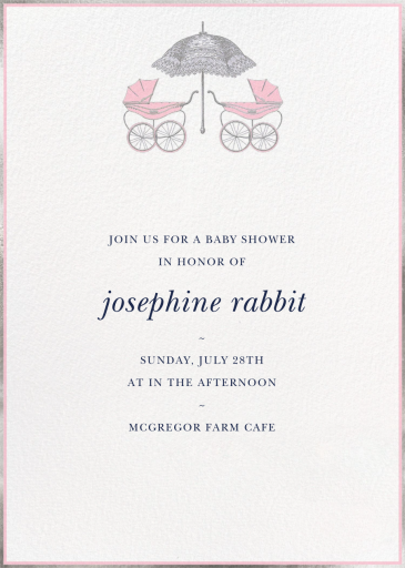 Pram - Baby Shower Invitation by Paperless Post