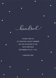 Milestone Dots - 100th Birthday Invitation by Sugar Paper