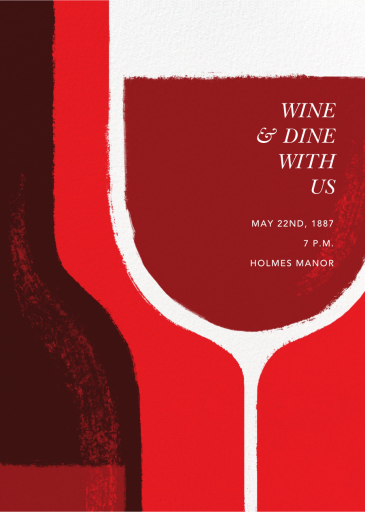 Pour You - Wine Tasting Invitation by Paperless Post