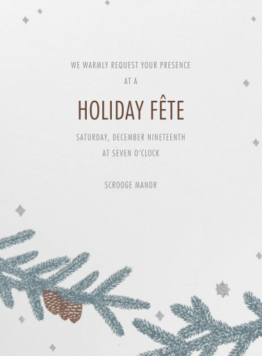 Blue Spruce by Paperless Post