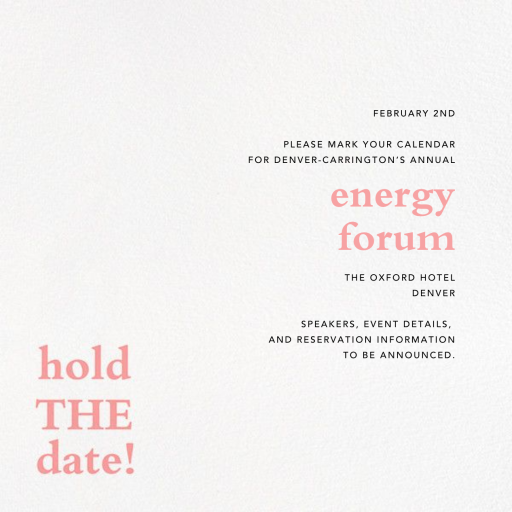 Hold The Date - Business Invitation by Paperless Post