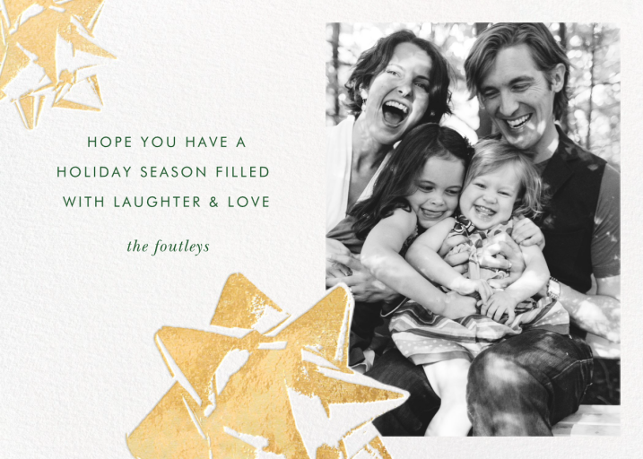 Bourgeois Bow (Photo) - Greeting Card by kate spade new york