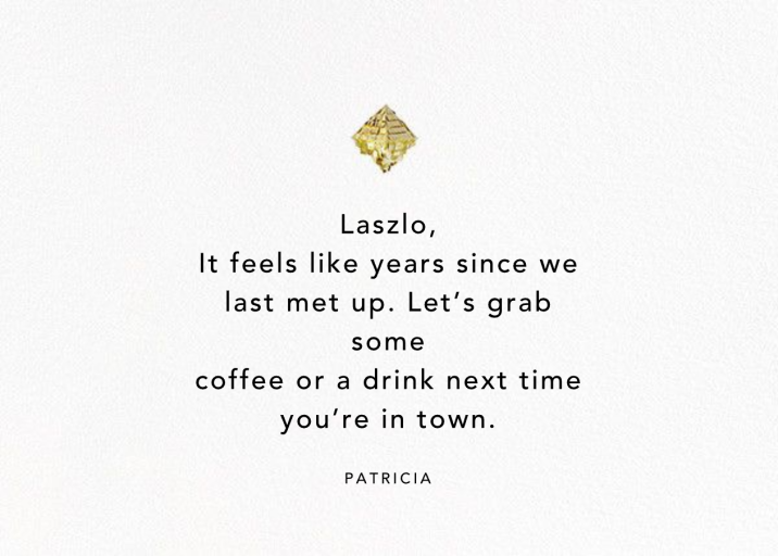 Spark - Greeting Card by CONFETTISYSTEM - Back