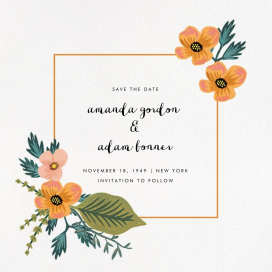 October Herbarium (Save the Date) by Rifle Paper Co.