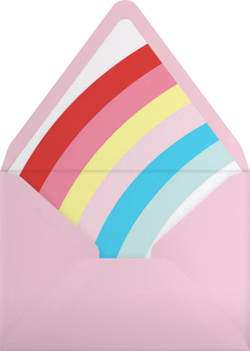 Unicorn Weather Photo - Meri Meri Envelope