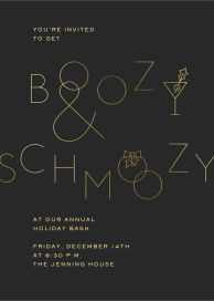 Boozy and Schmoozy by Paperless Post