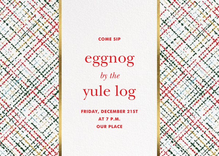 Neat Knit - Holiday Party Invitation by kate spade new york