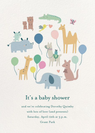 Wild Crew - Baby Shower Invitation by Little Cube