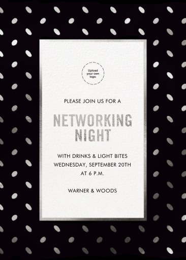 Metallic Spots - Invitation by kate spade new york