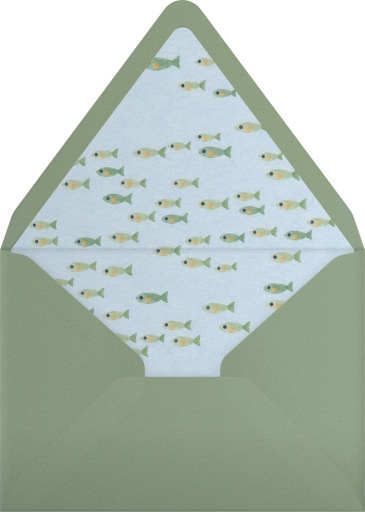 Freshwater Gingham - Paperless Post Envelope