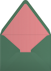 Nutcracker Holiday Motif Invitation Envelope