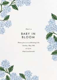 Hydrangea Frame - Baby Shower Invitation by Rifle Paper Co.