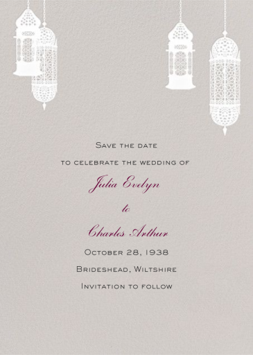 Tangiers - Save the Date by Paperless Post