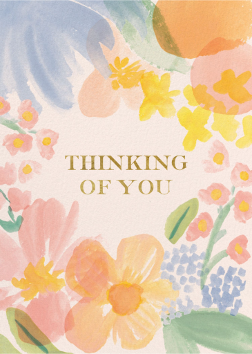 Pastel Blooms - Sympathy Card by Rifle Paper Co.