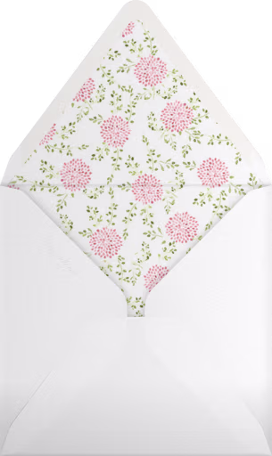 Dahlias (Square) - Paperless Post Envelope