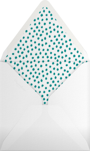 Confetti Dots Frame Invitation Envelope
