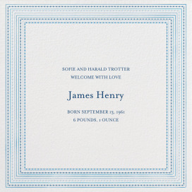 Ribbons for Baby - Announcement by Mr. Boddington's Studio