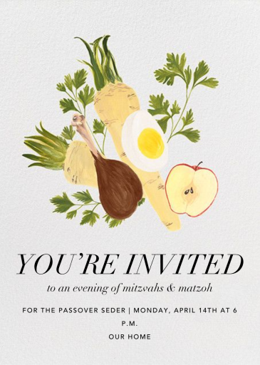 Seder Table - Nowruz Card by Paperless Post