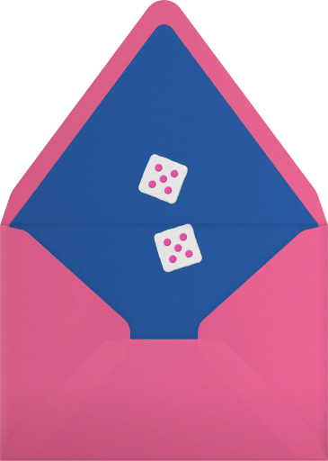 Mahjong Tile Game Night Invitation Envelope