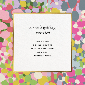 Fauve Border - Bridal Shower Invitation by kate spade new york