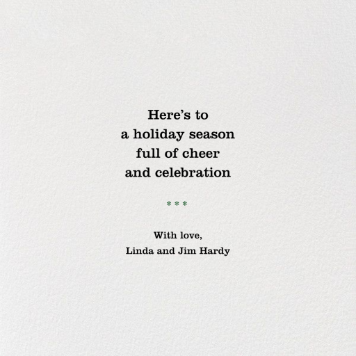 Penguin Christmas Star - Christmas Card by Paperless Post - Back