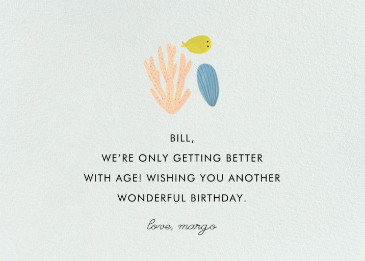 Narwhal Birthday (Kate Pugsley) by Red Cap Cards - Back