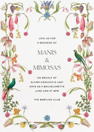 Summer Bouquet - Bachelorette Party Invitation by Stephanie Fishwick