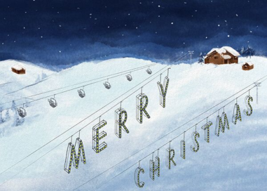 Lifted Spirits - Christmas Card by Paperless Post