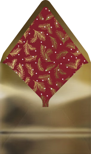 Snowy Sprigs - Paperless Post Envelope
