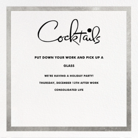 Classic Vintage - Corporate Reception Invitation by kate spade new york