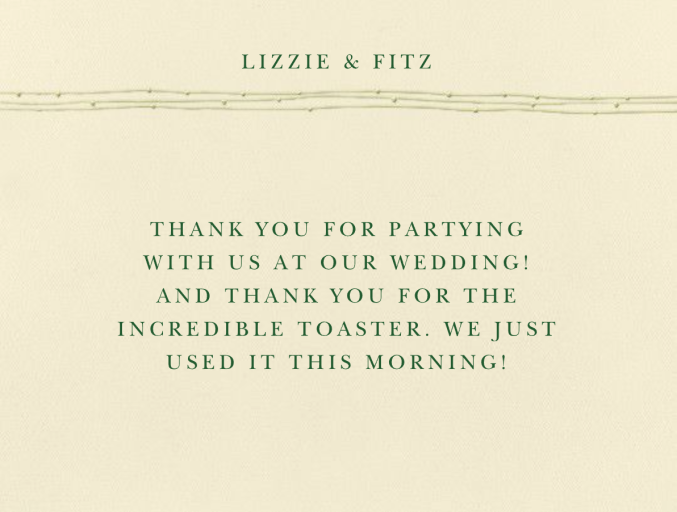 Quill I - (Thank You) - Stationery by Paperless Post