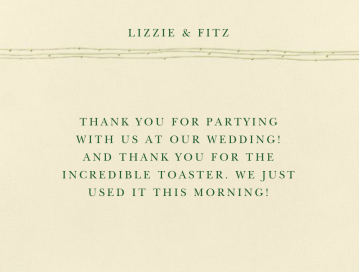 Quill I - (Thank You) - Stationery by Paperless Post