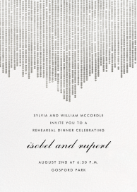 Josephine Baker - Rehearsal Dinner Invitation by Paperless Post