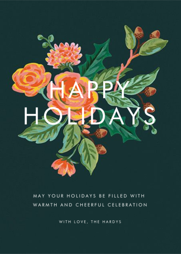 Jardin Noel - New Year's Card by Rifle Paper Co.