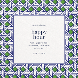 Woven - Happy Hour Invitation by Jonathan Adler