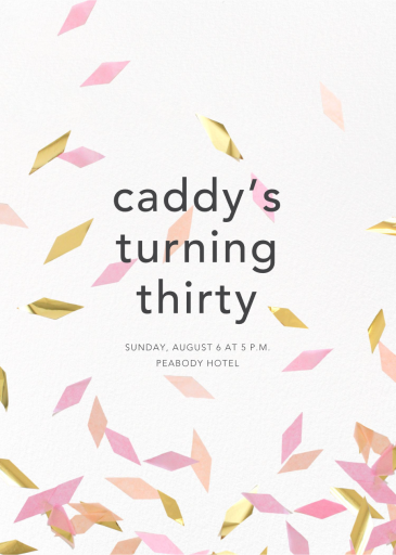 Flutter - Birthday Invitation by CONFETTISYSTEM