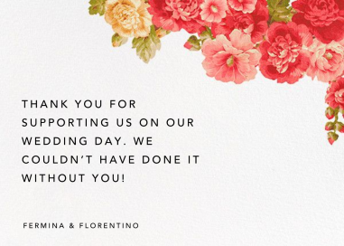 Garden Floral Ikat Horizontal - Stationery by Oscar de la Renta