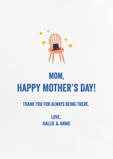 Whippersnapper - Mother's Day Card by Hello!Lucky - Back
