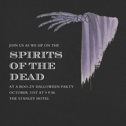 Cursed Hand - Invitation by John Derian