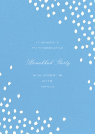 Ikat Dot - Hanukkah Invitation by Oscar de la Renta