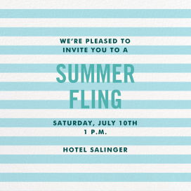 Beach Towel - Summer Party Invitation by kate spade new york