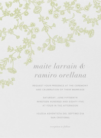 Stitched Floral I by Oscar de la Renta