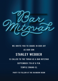 Neon Glow - Invitation by Cheree Berry Paper & Design