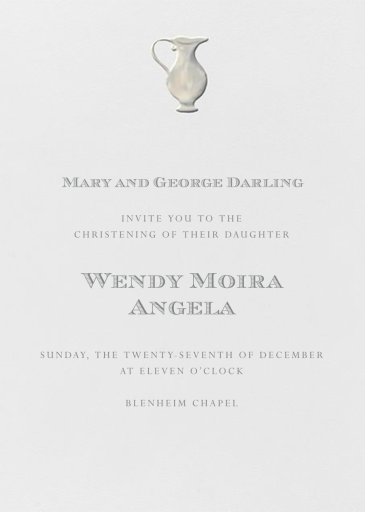 Jarra Bautismal - Bar & Bat Mitzvah Invitation by Paperless Post