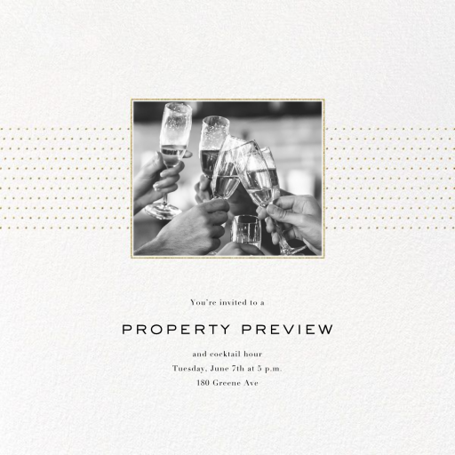 Dotted Band - Open House Invitation by Paperless Post