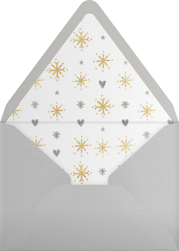 Snowflake Sparkle - Little Cube Envelope