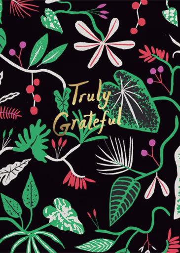 Grateful Foliage (Danielle Kroll) - Thank You Card by Red Cap Cards