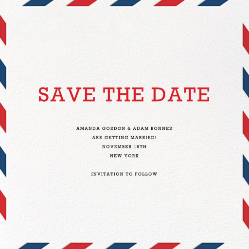 Par Avion - Moving Announcement by Paperless Post